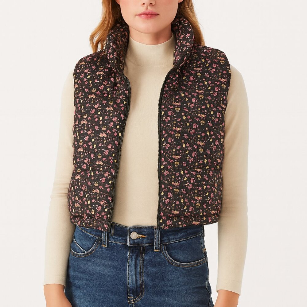 Aeropostale Quilted  Puffer VEST w/ Remixed Down Women's Size Extra Large